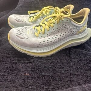 Hoka Women's Running Shoes - White and Yellow